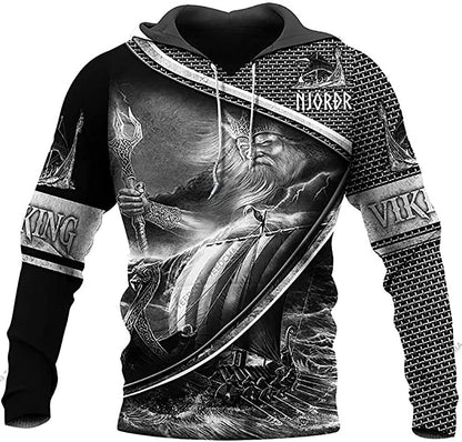 European And American Men's Trendy Sweater Viking Series