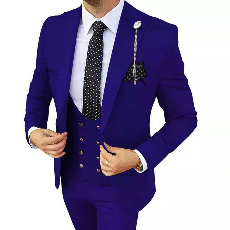 Fashion Men's Three Piece Suit Appear Thin 