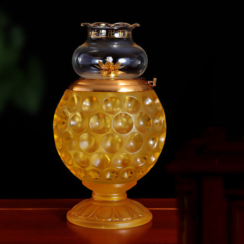 Liquid Butter Lamp For The Buddha Hall