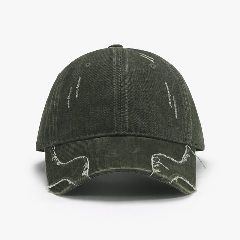 Raw Hem Adjustable Cap - Babbazon New Products