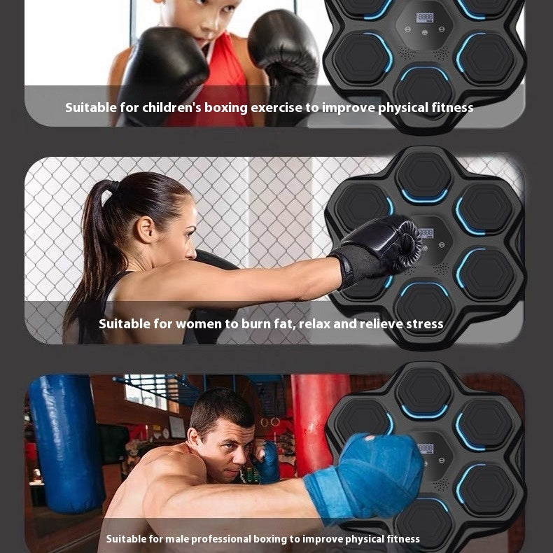 Smart Music Boxing Target Wall-mounted Home Training Reaction