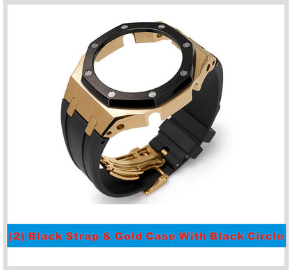 Tape Strap Metal Case Watch Accessories