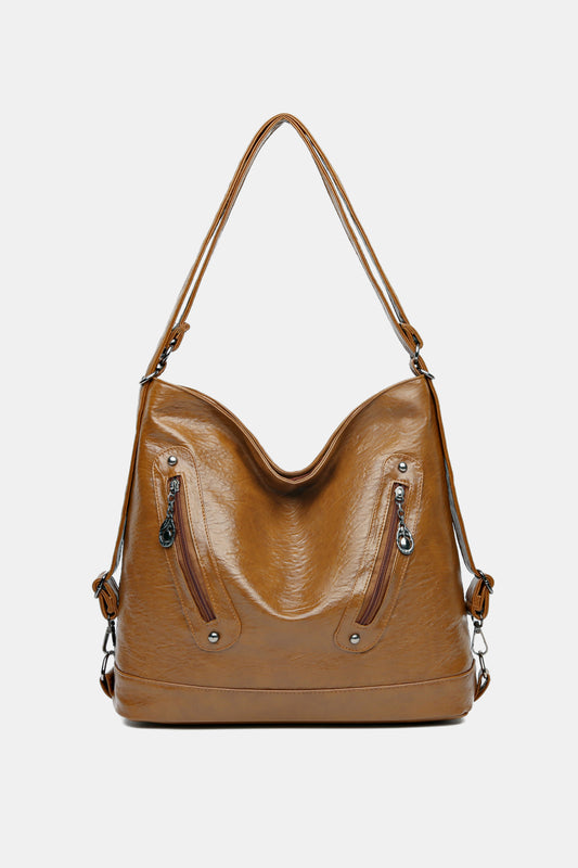 PU Leather Shoulder Bag 