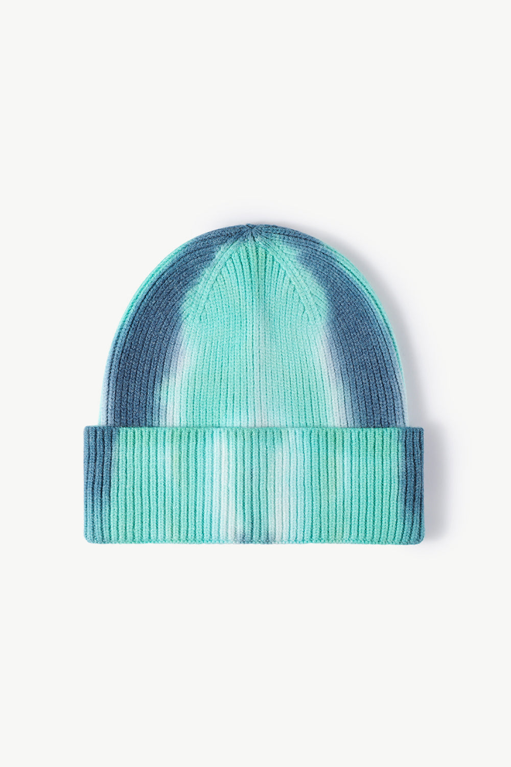 Tie-Dye Cuffed Knit Beanie - Babbazon hats