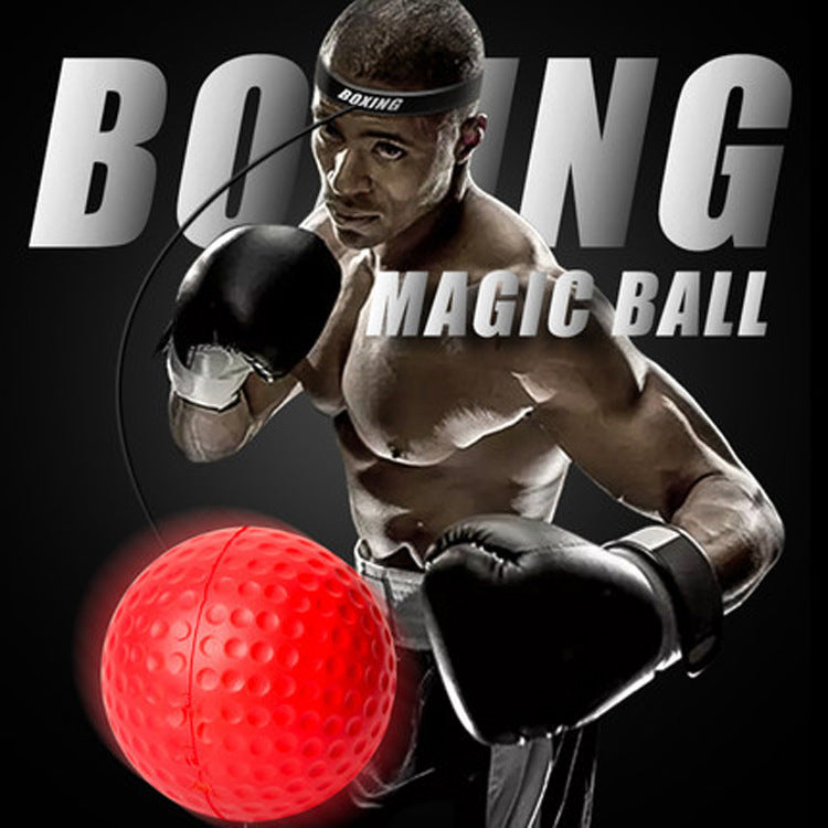 Head-mounted Boxing Speed Ball Fight Training Reaction