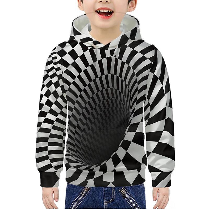 3d Vision Digital Printing Children's Hoodie