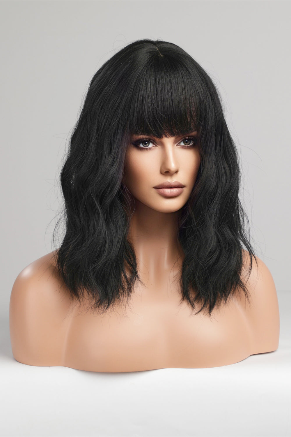 Mid-Length Wave Synthetic Wigs 12'' 