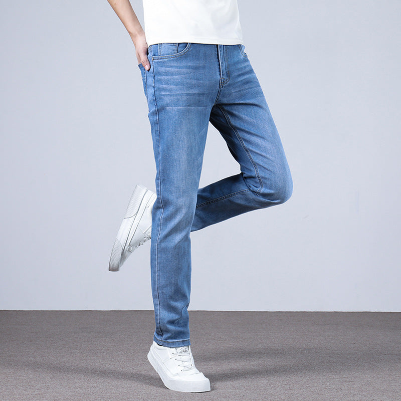 Men's Fashion Slim Straight Stretch Jeans