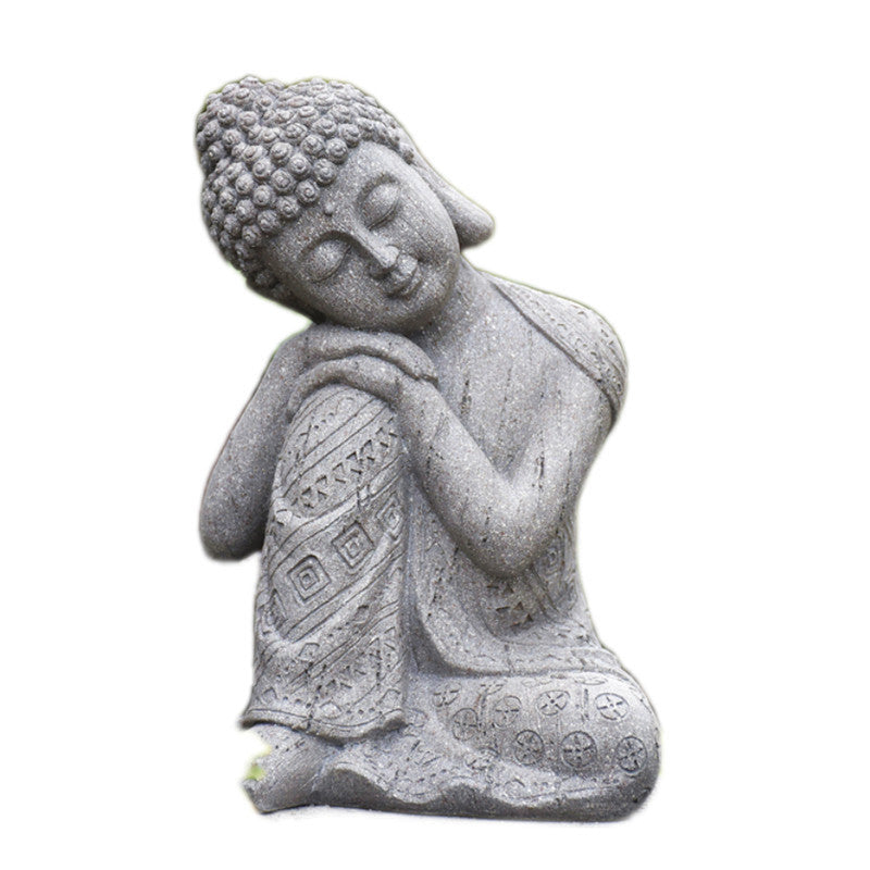 Zen Buddha Statue Living Room Entrance Tea Room Decoration