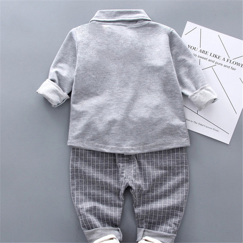 Two-piece Children's Western Style Shirt