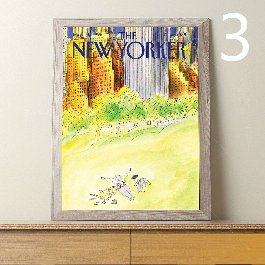 Hot Dog New York Magazine Cover Print Canvas Painting