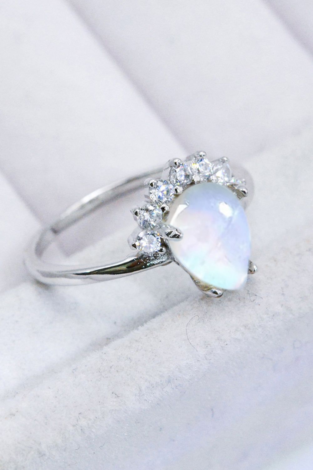 925 Sterling Silver Moonstone Ring 