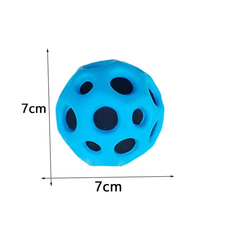 Moon Shape Porous Bouncy Ball - Soft and Anti-fall 