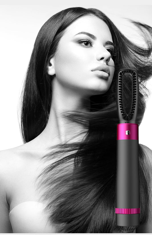 Professional 5 In 1 Hair Dryer Brush Dryer And Straightening Brush Electric Hair Styling Tool Automatic Hair Curler Beauty Supplies Gadgets 