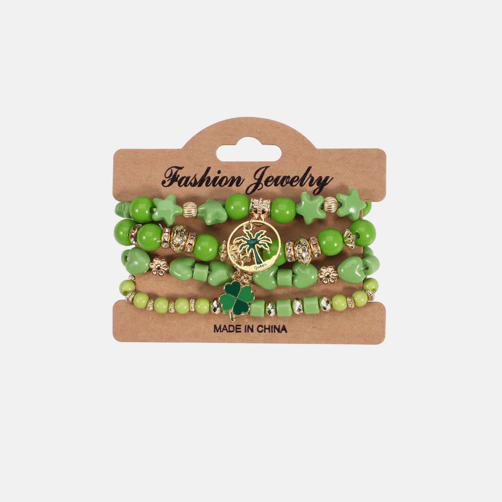 Beaded Soft Pottery Charm Bracelet - Babbazon bracelet