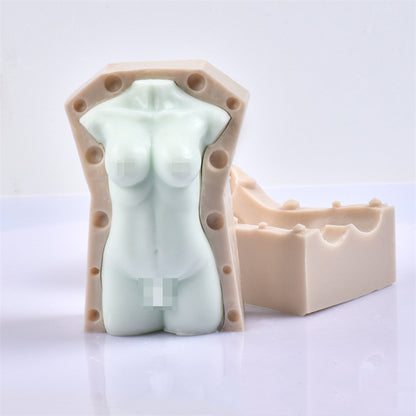 Silicone Body Candle Aromatherapy Plaster Silicone Size Model