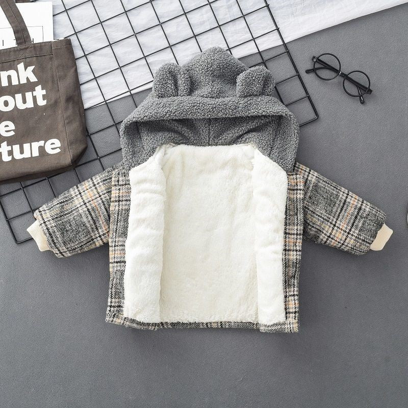 Fashion Simple Children's Thickened Cotton Jacket