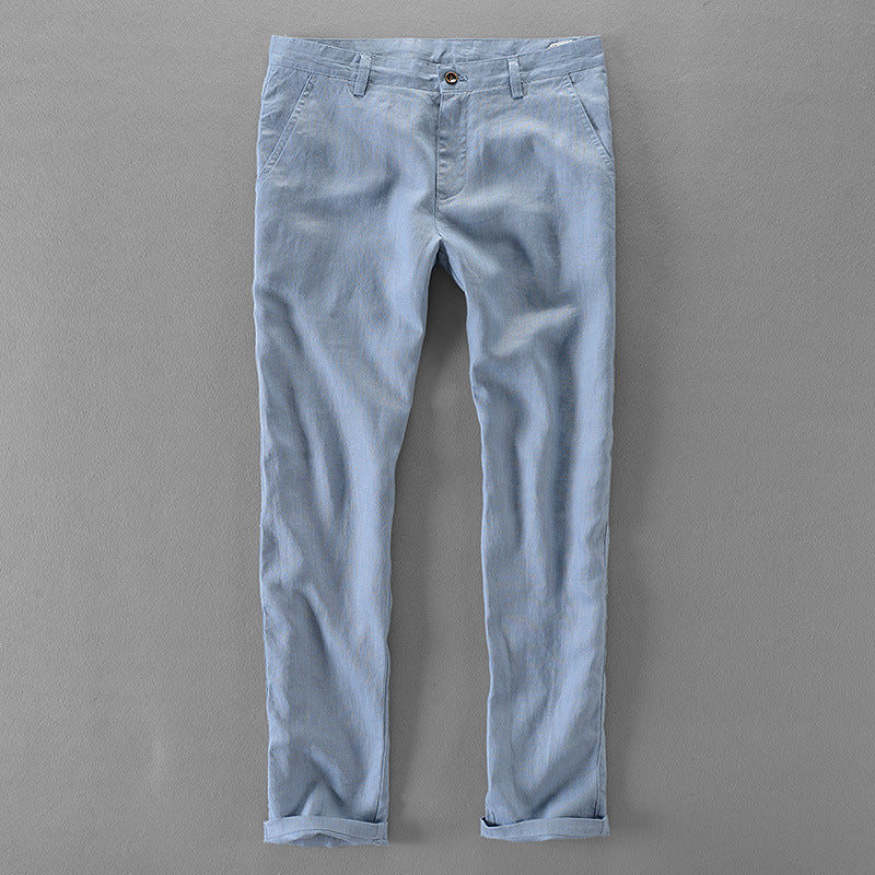 Casual Pants Linen Long Trousers