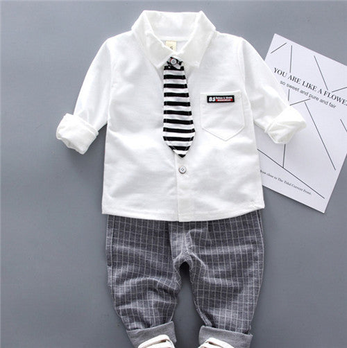 Two-piece Children's Western Style Shirt