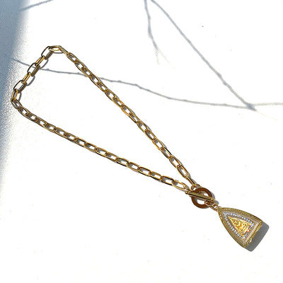 Buddha Chain Color Preservation Clavicle Chain Buddha Chain Metal Chain Pendant Chain