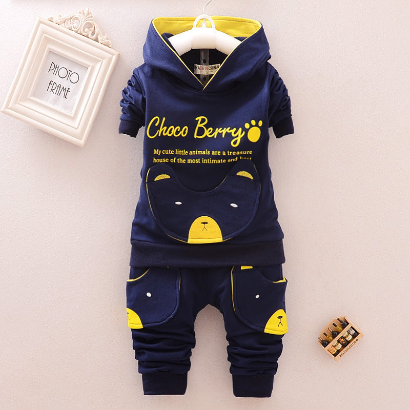 Baby Boy Long Sleeve Sports Two Piece Suit