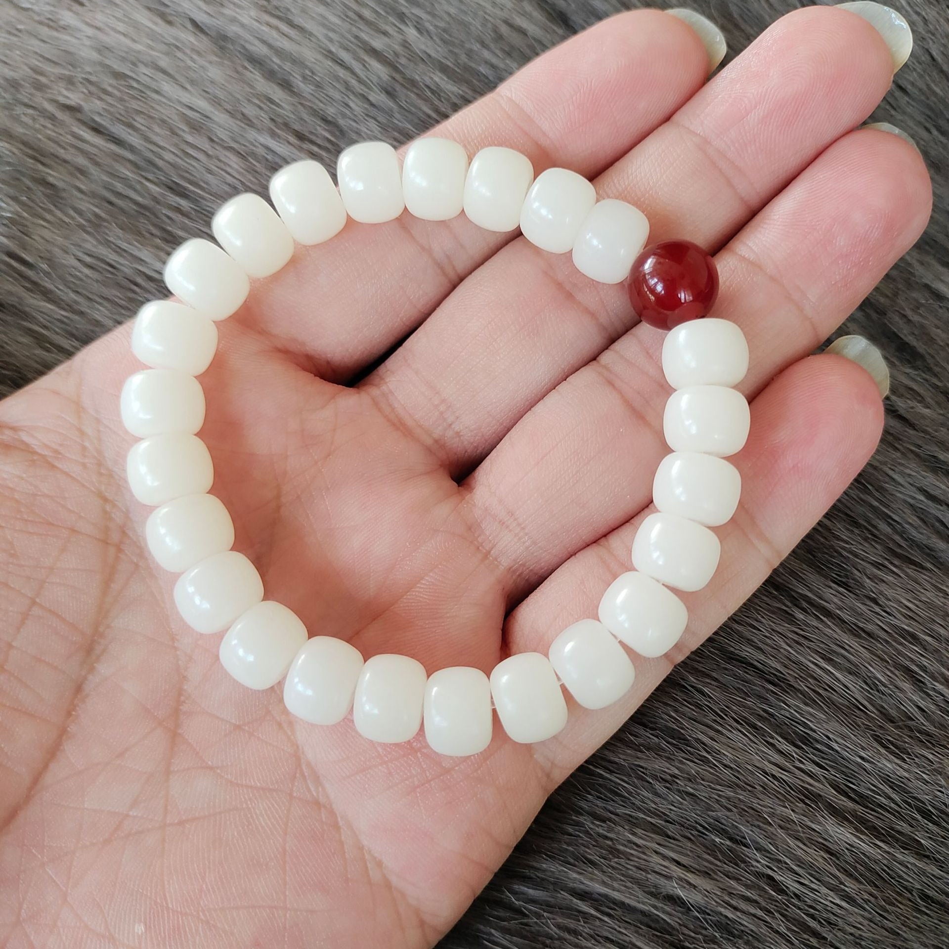 Gradient Bodhi Root Manju Buddha Beads Bracelet