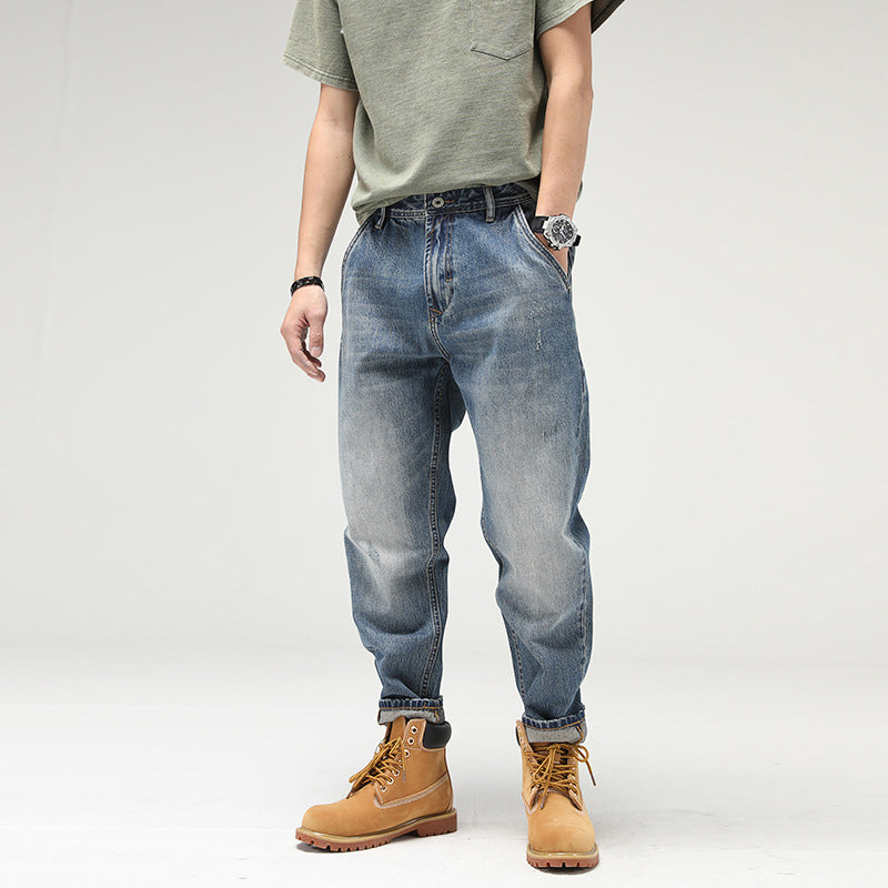 American Jeans Men's Summer Retro Do Old Fashion Brand