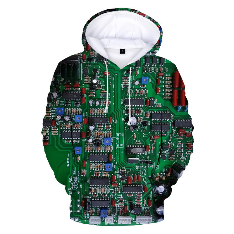 3D Digital Printing Hoodie Men