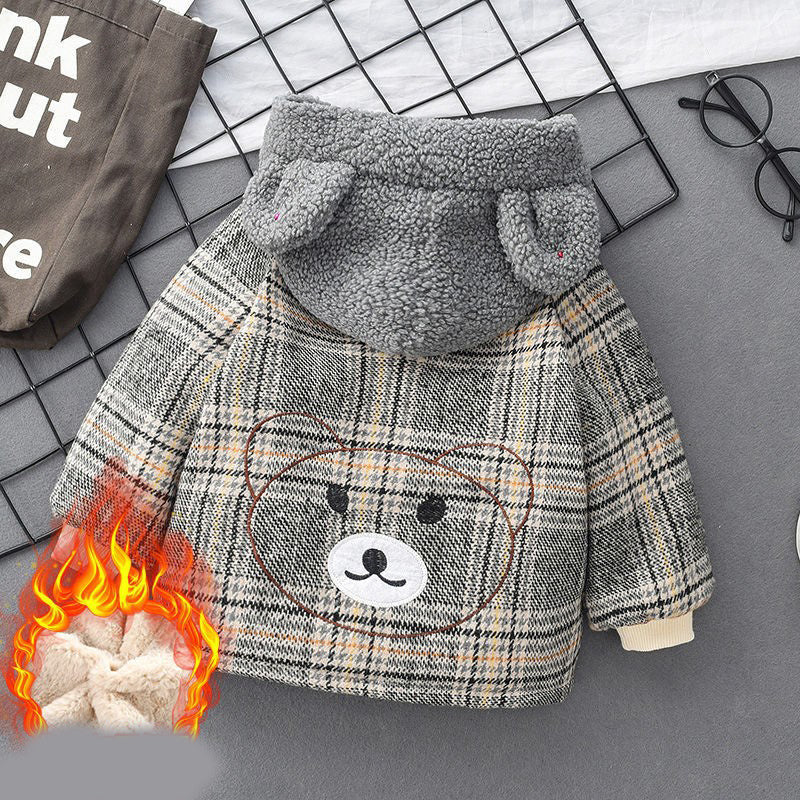 Fashion Simple Children's Thickened Cotton Jacket