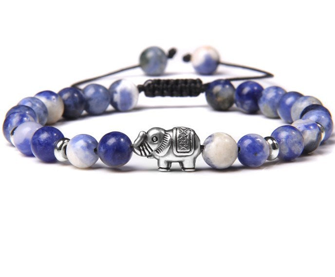 New Yoga Agate Buddha Bead Bracelet