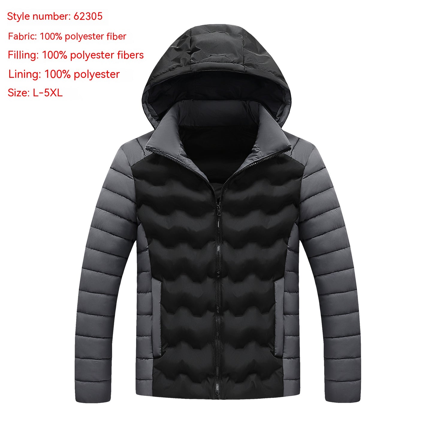 New Autumn And Winter Men's Casual Cotton-padded Jacket 