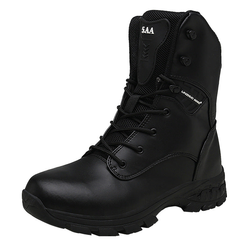 High-top Tactical Boots Men's Snow Boots Hiking Training Shoes 