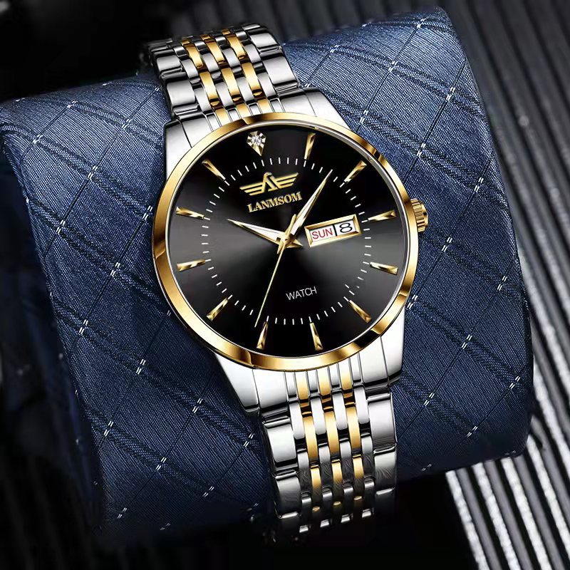 Men's Fashion Automatic Steel Band Quartz Watch