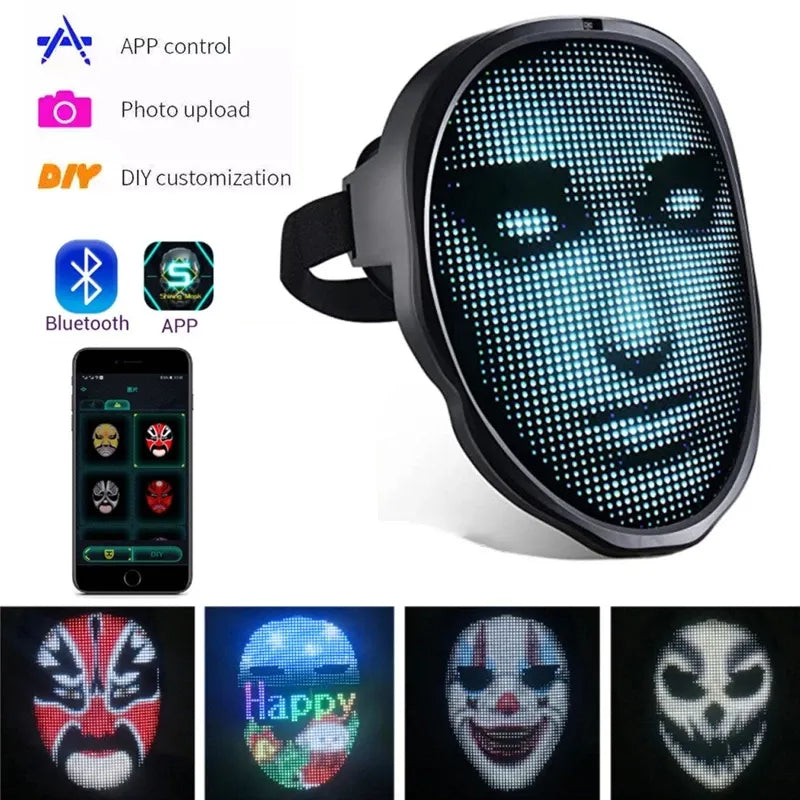 Digital Face Mask Full Colour LED for Kids