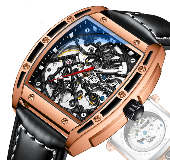 Men's Skeleton Automatic Mechanical Watch