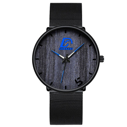 Creative Leisure Mesh Belt Men's Quartz Watch