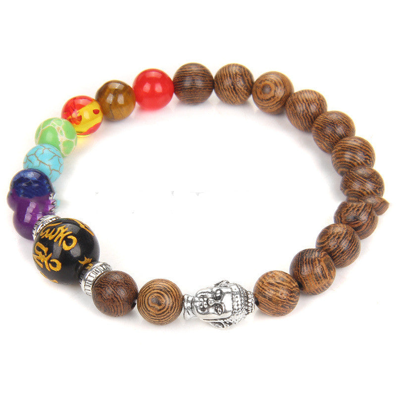 Seven Chakra Yoga Energy Meditation Bracelet Women