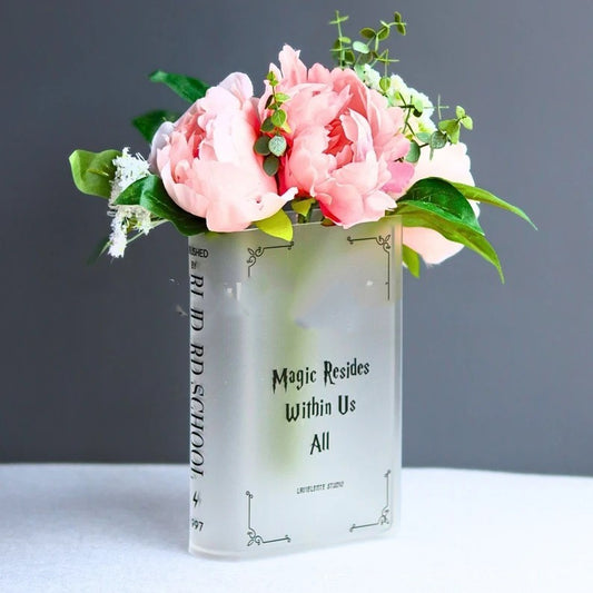 Hogwarts-inspired Acrylic Book Vase 