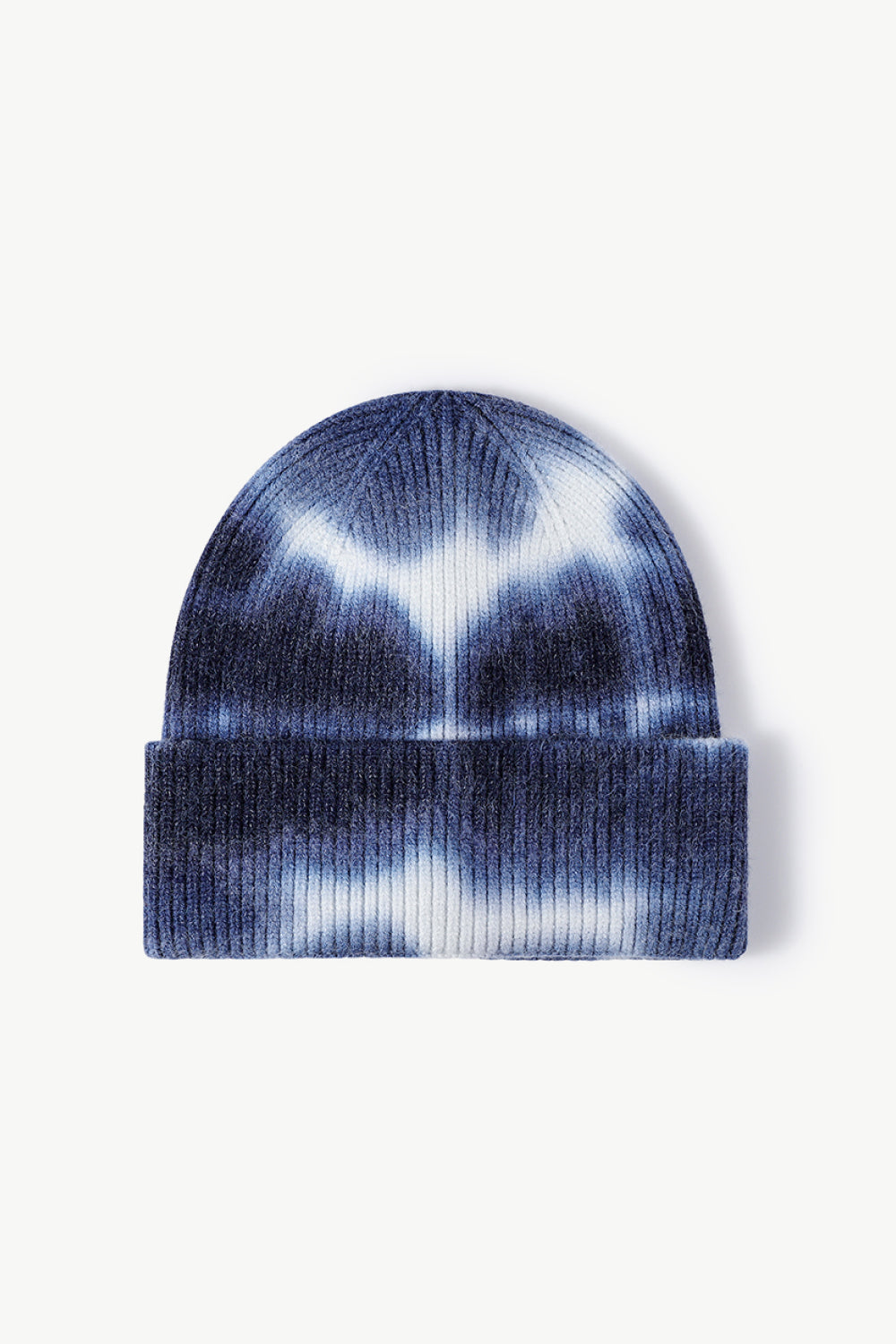 Tie-Dye Cuffed Knit Beanie - Babbazon hats