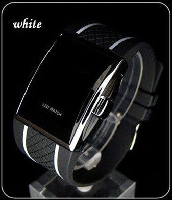 Men's Fashion Silicone Square Sports Watch