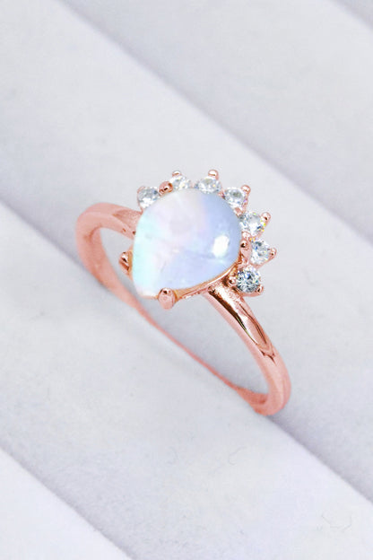 925 Sterling Silver Moonstone Ring 