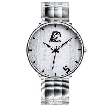 Creative Leisure Mesh Belt Men's Quartz Watch