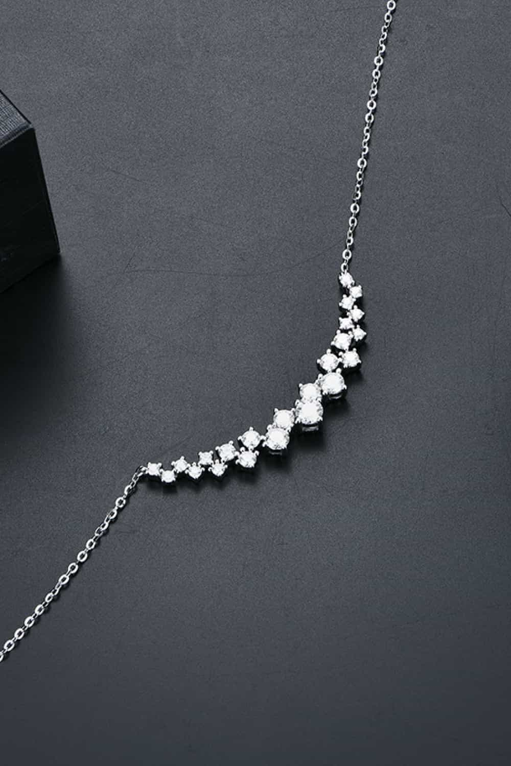 1.64 Carat Moissanite 925 Sterling Silver Necklace 