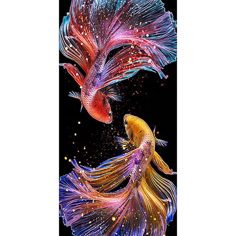 Colorful Fish Full Round Square Diamond Painting