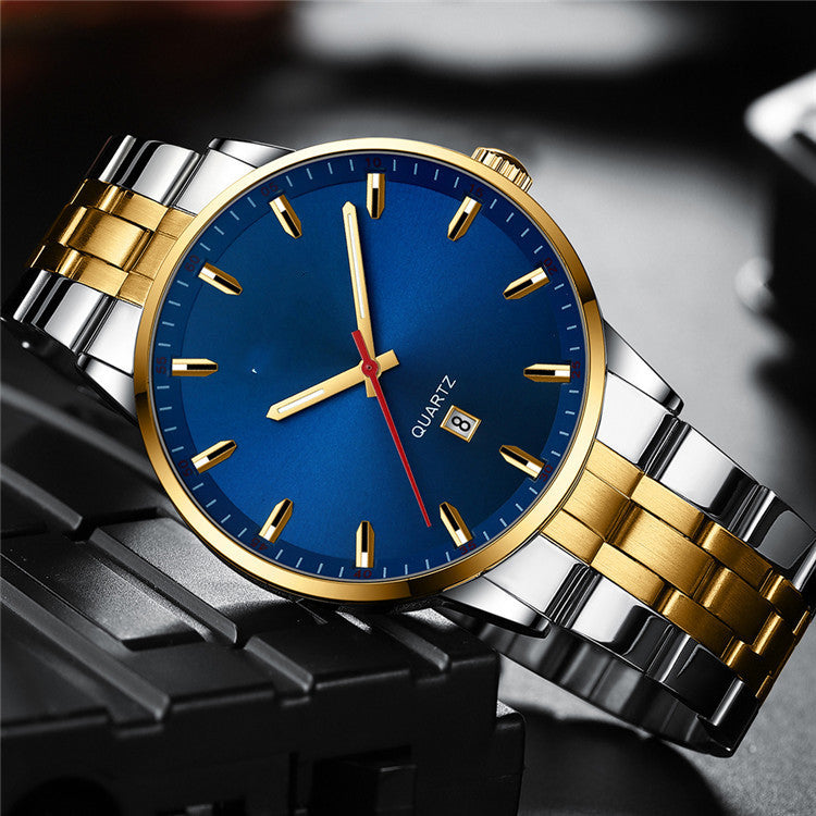 CUENA Men's Watch Waterproof Calendar