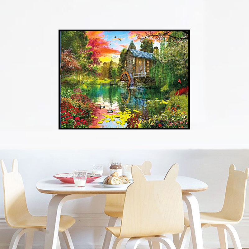 Full DIY 5D Diamond Painting Natural Scenery Cross Stitch Diamond Embroidery Pattern