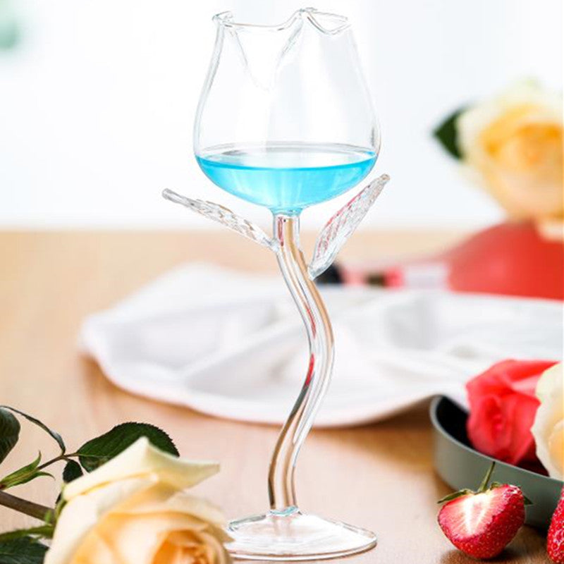 Household Rose Shaped Red Wine Glass Kitchen Gadgets 