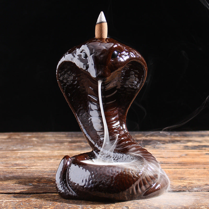 Like The God Of Wealth Backflow Incense Burner Ceramic Burning Sandalwood Home Office Incense Road