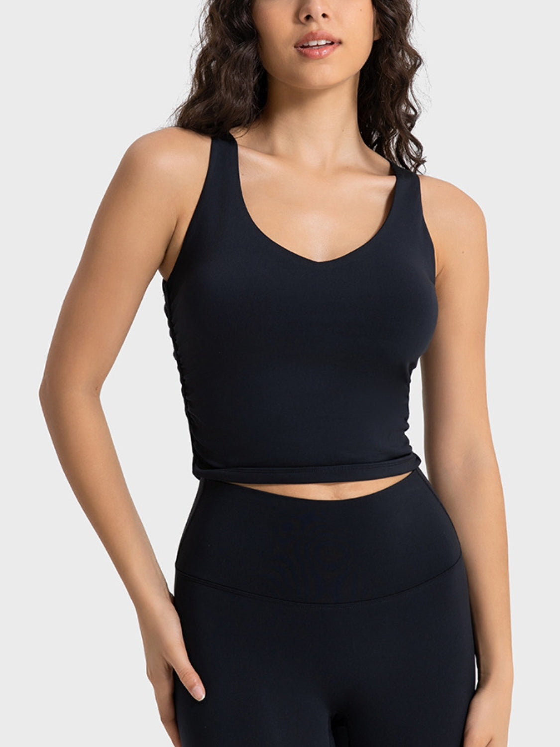 Cropped Sport Tank - Babbazon Sports Bra