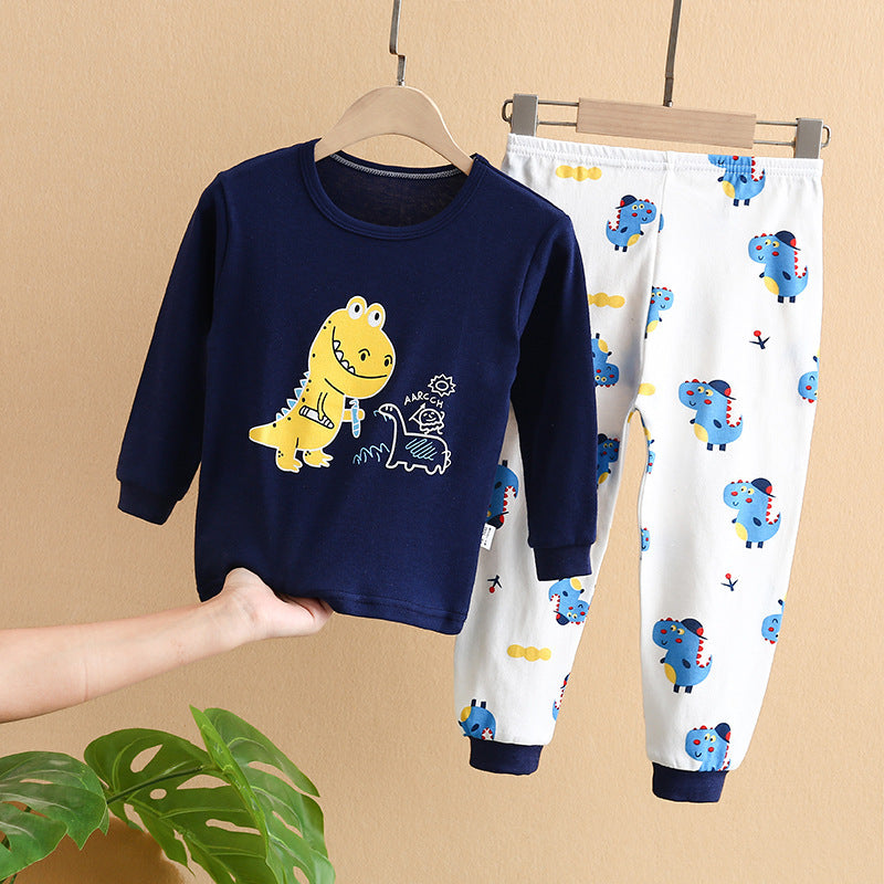 CUHK Children's Underwear Set Printed Homewear Pajamas